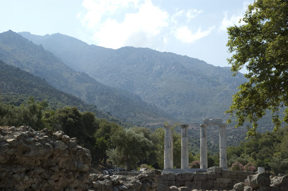 View of Hieron against ayios Giorgios