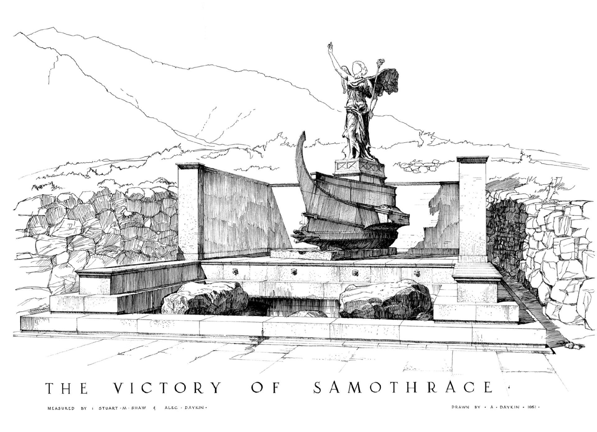 (12) Nike Monument American Excavations Samothrace