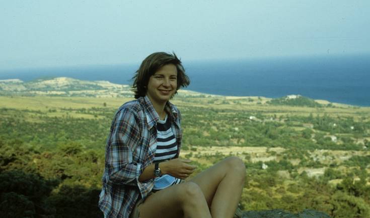 Dr. Bonna Wescoat, Samothrace, 1978.